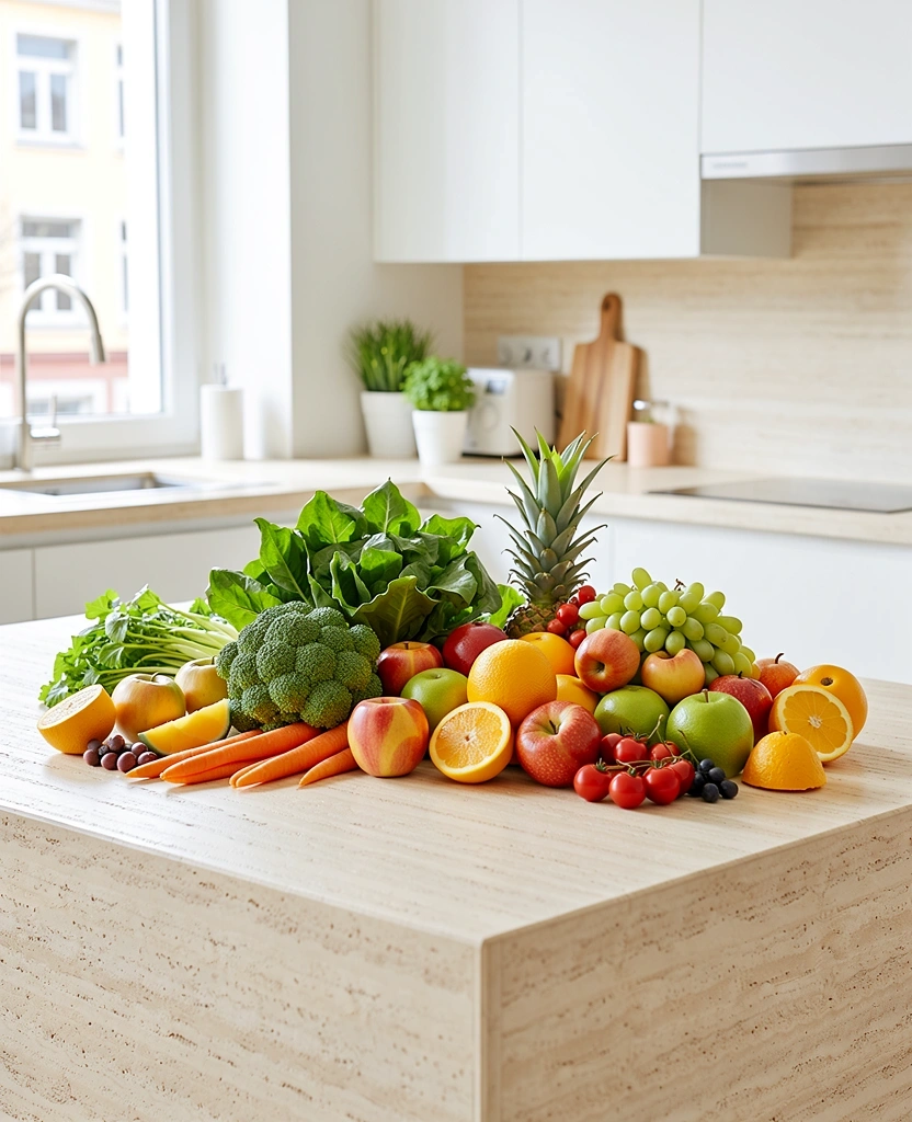 Frische Zutaten für eine ausgewogene Ernährung